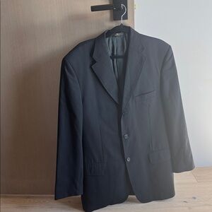 Men’s Black Valentino Roma Italy Suit Jacket / Blazer Size 42